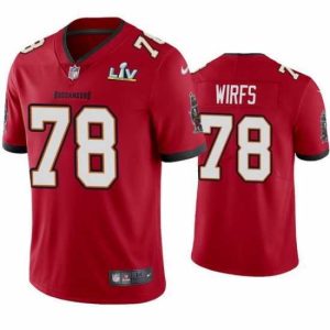 Premium Tristan Wirfs Buccaneers Red Super Bowl Lv Vapor Limited Jersey