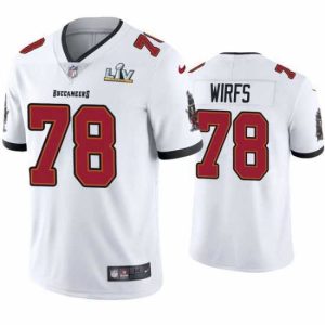 Exquisite Tristan Wirfs Buccaneers White Super Bowl Lv Vapor Limited Jersey