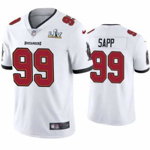 Superb Warren Sapp Buccaneers White Super Bowl Lv Vapor Limited Jersey