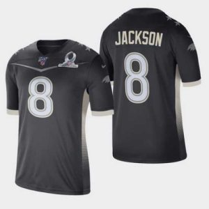 Gorgeous Men's Baltimore Ravens #8 Lamar Jackson 2020 AFC Pro Bowl Game Jersey