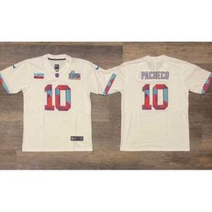 Superb Men's Kansas City Chiefs #10 Isiah Pacheco White Super Bowl LVII Patch Vapor Untouchable Limited Stitched Jersey