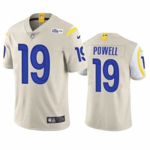 Gorgeous Men's Los Angeles Rams #19 Brandon Powell Cream Vapor Untouchable Limited Stitched Football Jersey