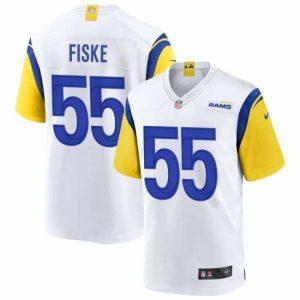 Marvelous Men's Los Angeles Rams #55 Fiske Braden White 2024 Draft F.U.S.E. Vapor Untouchable Football Stitched Jersey