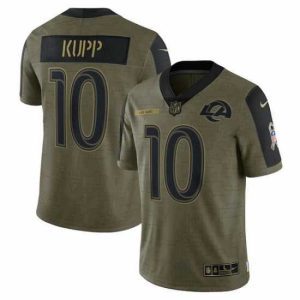 Marvelous Men's Los Angeles Rams Cooper Kupp Nike Olive 2021 Salute To Service Limited Player Jersey