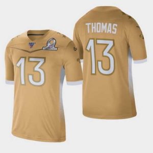 Exquisite Men's New Orleans Saints #13 Michael Thomas 2020 NFC Pro Bowl Game Jersey