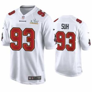 Finest Ndamukong Suh Buccaneers White Super Bowl Lv Game Fashion Jersey
