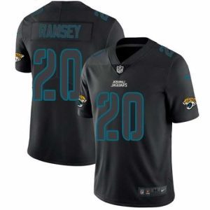 High quality Nike Jaguars #20 Jalen Ramsey Black Mens Stitched NFL Limited Rush Impact Jersey