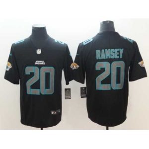 Marvelous Nike Jaguars 20 Jalen Ramsey Black Vapor Impact Limited Jersey