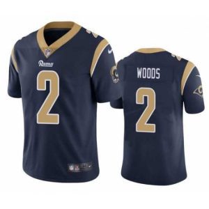 Outstanding Nike Los Angeles Rams 2 Robert Woods Navy Vapor Untouchable Limited Jersey