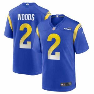 Superior Nike Los Angeles Rams 2 Robert Woods Royal 2021 New Vapor Untouchable Limited Jersey