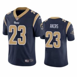 Marvelous Nike Los Angeles Rams 23 Cam Akers Navy Blue Team Color Stitched NFL Vapor Untouchable Limited Jersey