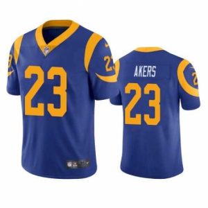 Premium Nike Los Angeles Rams 23 Cam Akers Royal Blue Alternate Stitched NFL Vapor Untouchable Limited Jersey