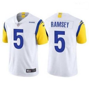 Marvelous Nike Los Angeles Rams 5 Jalen Los Angeles Ramsey White Vapor Untouchable Limited Jersey