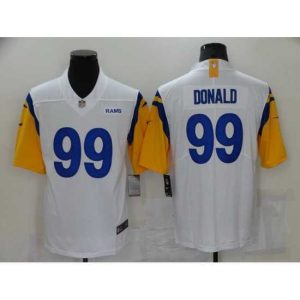 Exquisite Nike Los Angeles Rams 99 Aaron Donald White Vapor Untouchable Limited Jersey