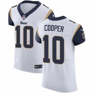 Outstanding Nike Rams #10 Pharoh Cooper White Mens Stitched NFL Vapor Untouchable Elite Jersey