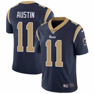 Superb Nike Rams #11 Tavon Austin Navy Blue Team Color Mens Stitched NFL Vapor Untouchable Limited Jersey