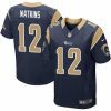 Nike Rams 12 Sammy Watkins Navy Blue Team Color Mens Stitched NFL Elite Jersey 509500 21804 550X550