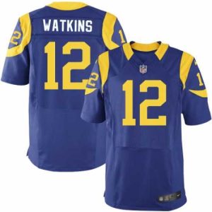 Marvelous Nike Rams #12 Sammy Watkins Royal Blue Alternate Mens Stitched NFL Elite Jersey