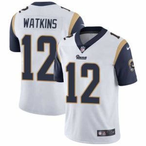 Outstanding Nike Rams #12 Sammy Watkins White Mens Stitched NFL Vapor Untouchable Limited Jersey