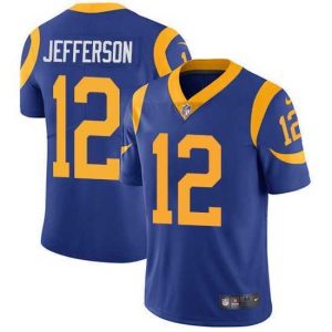 Marvelous Nike Rams 12 Van Jefferson Royal Blue Alternate Stitched NFL Vapor Untouchable Limited Jersey
