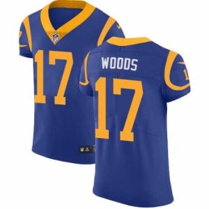 Marvelous Nike Rams #17 Robert Woods Royal Blue Alternate Mens Stitched NFL Vapor Untouchable Elite Jersey