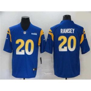 Marvelous Nike Rams 20 Jalen Ramsey Royal 2020 New Vapor Untouchable Limited Jersey