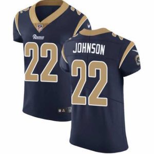Marvelous Nike Rams #22 Trumaine Johnson Navy Blue Team Color Mens Stitched NFL Vapor Untouchable Elite Jersey