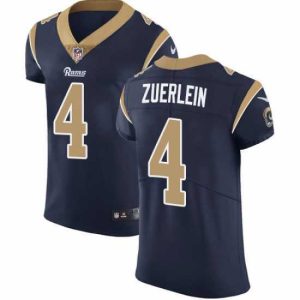 Finest Nike Rams #4 Greg Zuerlein Navy Blue Team Color Mens Stitched NFL Vapor Untouchable Elite Jersey