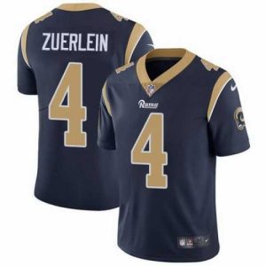 Gorgeous Nike Rams 4 Greg Zuerlein Navy Vapor Untouchable Limited Jersey
