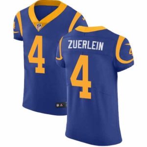 Superior Nike Rams #4 Greg Zuerlein Royal Blue Alternate Mens Stitched NFL Vapor Untouchable Elite Jersey