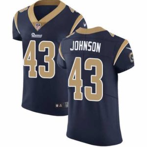 Exceptional Nike Rams #43 John Johnson Navy Blue Team Color Mens Stitched NFL Vapor Untouchable Elite Jersey