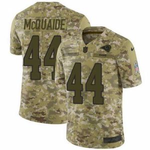 Exceptional Nike Rams #44 Jacob McQuaide Camo Mens Stitched NFL Limited 2018 Salute To Service Jersey