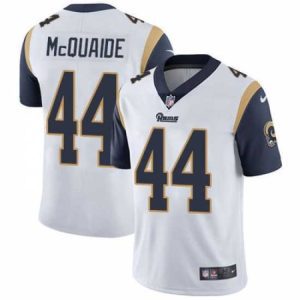 High quality Nike Rams #44 Jacob McQuaide White Mens Stitched NFL Vapor Untouchable Limited Jersey