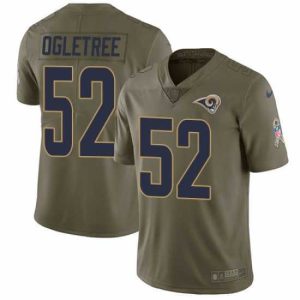 Superior Nike Rams #52 Alec Ogletree Olive Mens Stitched NFL Limited 2017 Salute to Service Jersey