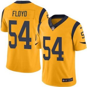 Finest Nike Rams 54 Leonard Floyd Gold Stitched NFL Limited Rush Jersey