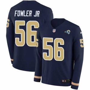 Outstanding Nike Rams 56 Dante Fowler Jr Navy Blue Team Color s Stitched NFL Limited Therma Long Sleeve Jersey