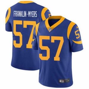 Superior Nike Rams #57 John Franklin Myers Royal Blue Alternate Mens Stitched NFL Vapor Untouchable Limited Jersey