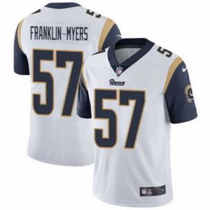 Outstanding Nike Rams #57 John Franklin Myers White Mens Stitched NFL Vapor Untouchable Limited Jersey