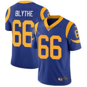 Exceptional Nike Rams 66 Austin Blythe Royal Blue Alternate Stitched NFL Vapor Untouchable Limited Jersey