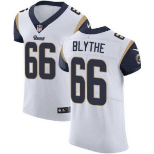 Exquisite Nike Rams 66 Austin Blythe White Stitched NFL New Elite Jersey