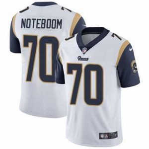 Gorgeous Nike Rams #70 Joseph Noteboom White Mens Stitched NFL Vapor Untouchable Limited Jersey