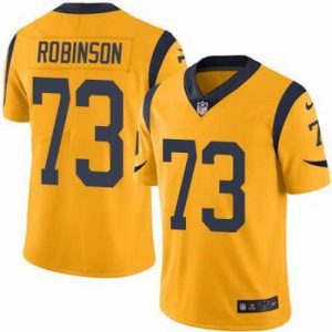 Superior Nike Rams #73 Greg Robinson Gold Mens Stitched NFL Limited Rush Jersey