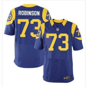 High quality Nike Rams #73 Greg Robinson Royal Blue Alternate Mens Stitched NFL Elite Jersey