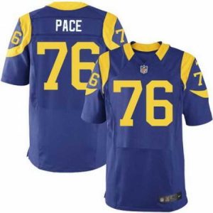 Marvelous Nike Rams #76 Orlando Pace Royal Blue Alternate Mens Stitched NFL Elite Jersey