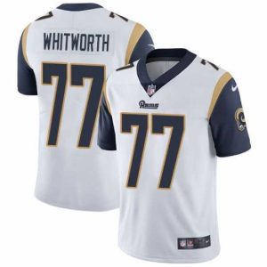 Superior Nike Rams #77 Andrew Whitworth White Mens Stitched NFL Vapor Untouchable Limited Jersey