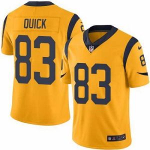 Superior Nike Rams #83 Brian Quick Gold Mens Stitched NFL Limited Rush Jersey