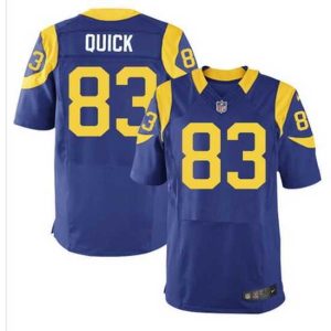 Superior Nike Rams #83 Brian Quick Royal Blue Alternate Mens Stitched NFL Elite Jersey