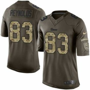 Gorgeous Nike Rams #83 Josh Reynolds Olive Camo Stitched NFL Limited 2017 Salute To Service Jersey