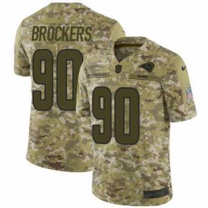 Superior Nike Rams #90 Michael Brockers Camo Mens Stitched NFL Limited 2018 Salute To Service Jersey