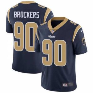 Superior Nike Rams #90 Michael Brockers Navy Blue Team Color Mens Stitched NFL Vapor Untouchable Limited Jersey